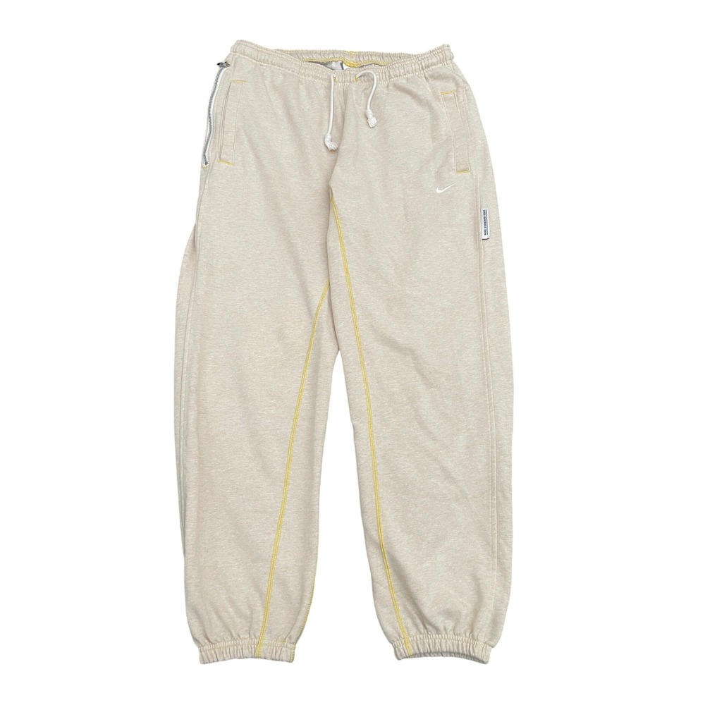 Nike Dri-FIT Standard Issue Pants Men's L Beige Joggers Sweatpants CK6365-252
